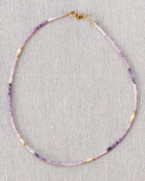 Amethyst stone necklace