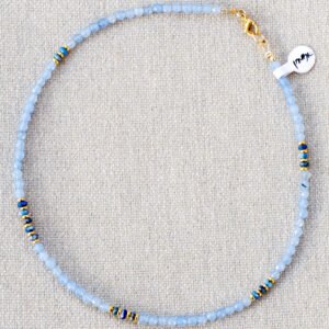 Aquamarine and Lapis Lazuli Necklace - Image 3