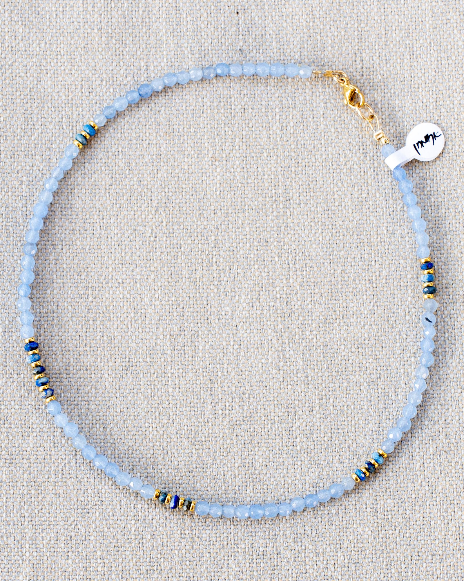 Aquamarine and Lapis Lazuli Necklace - Image 3