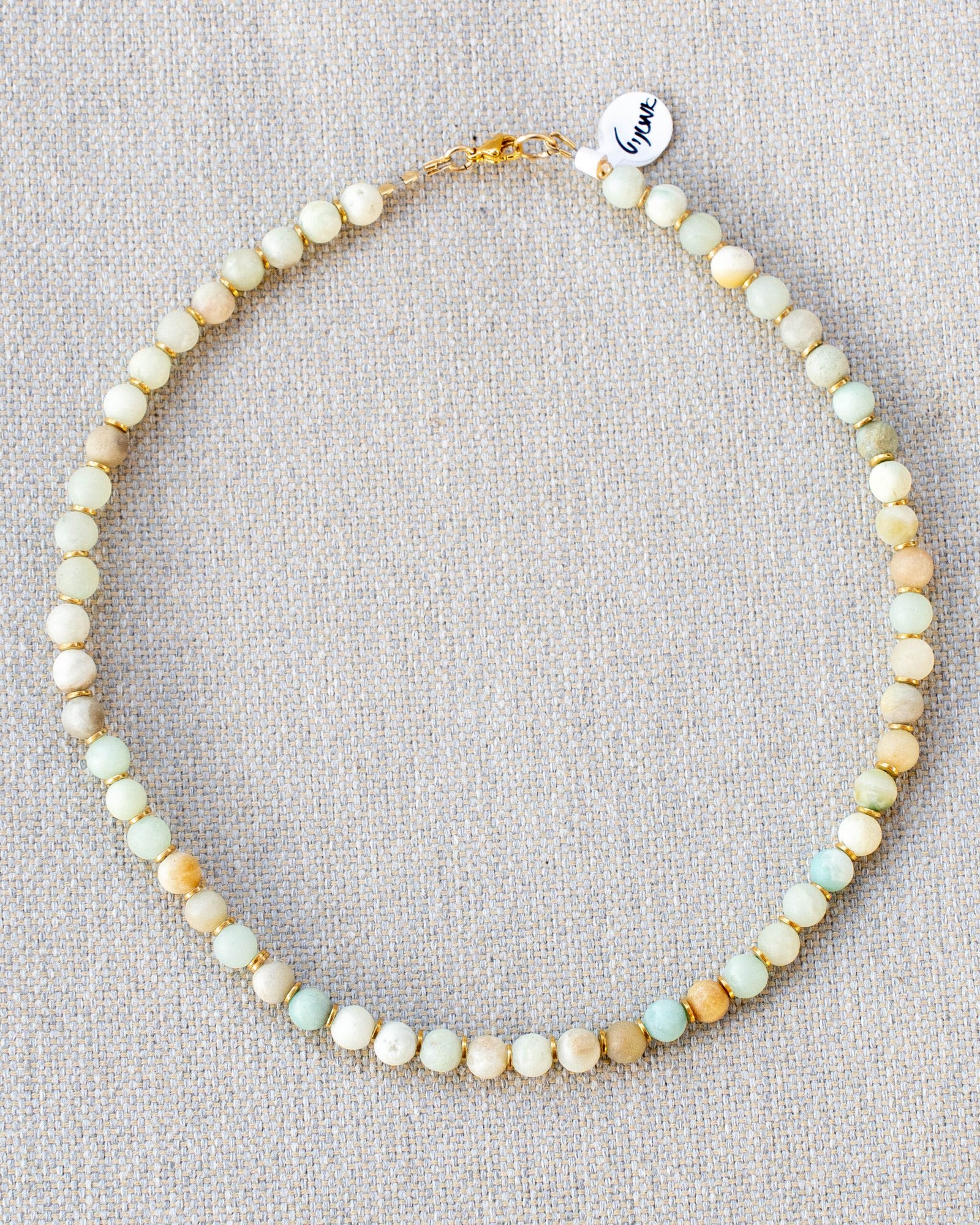 Amazonite stone necklace - Image 3
