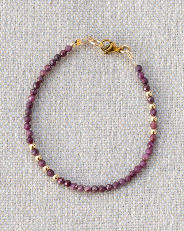 Ruby Lotus necklace