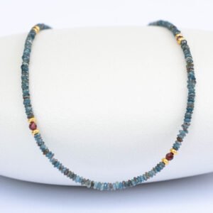 ⁦שרשרת קאייניט וגרנט⁩ – תמונה ⁦1⁩