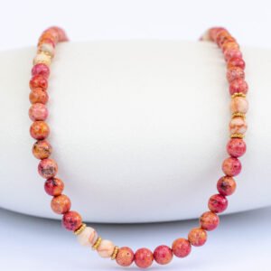 ⁦שרשרת קורל תפוחי, קורל תפוזי⁩ – תמונה ⁦1⁩