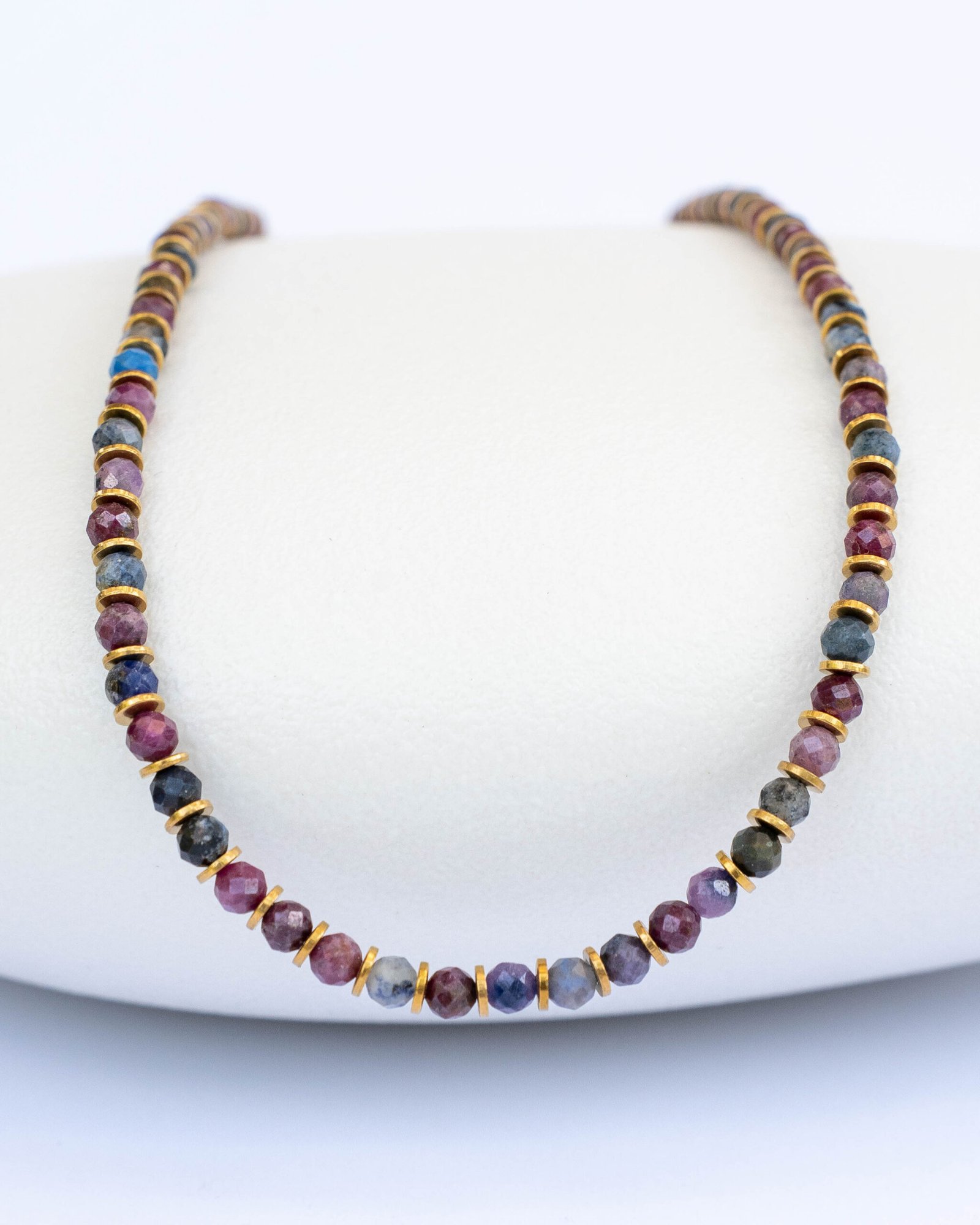 Ruby and Sapphire necklace - Image 1