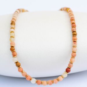 ⁦שרשרת אמזונייט כתום⁩ – תמונה ⁦1⁩