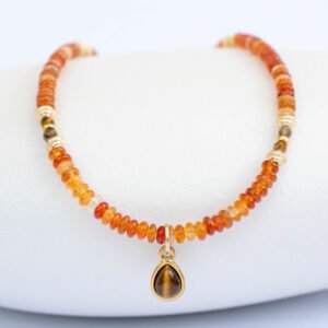 ⁦שרשרת קרנליאן, עין הנמר⁩ – תמונה ⁦1⁩