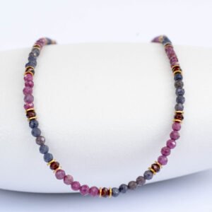 ⁦שרשרת רובי, ספיר וגרנט⁩ – תמונה ⁦1⁩