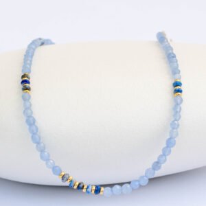 Aquamarine and Lapis Lazuli Necklace - Image 1