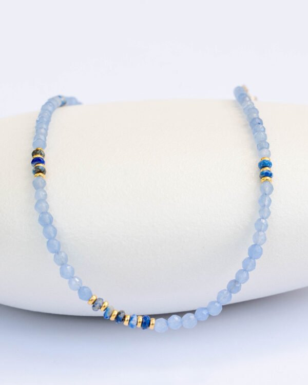 Aquamarine and Lapis Lazuli Necklace