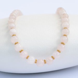 Rose quartz necklace - Image 1