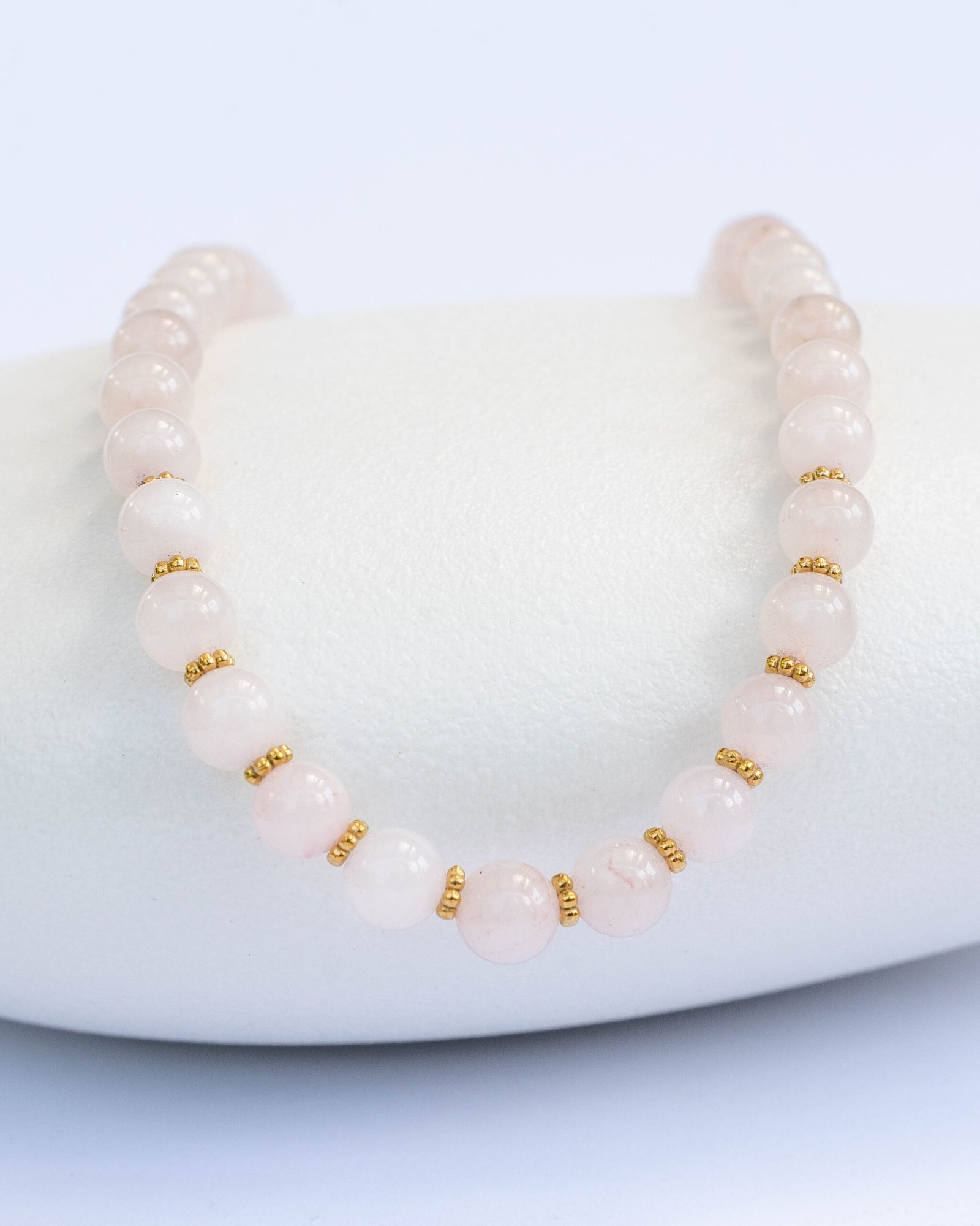 Rose quartz necklace - Image 1