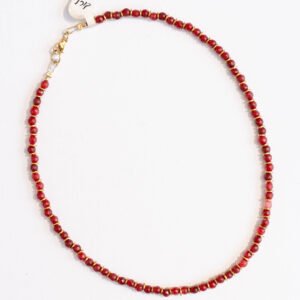 ⁦שרשרת אגת בצבע רובי⁩ – תמונה ⁦2⁩