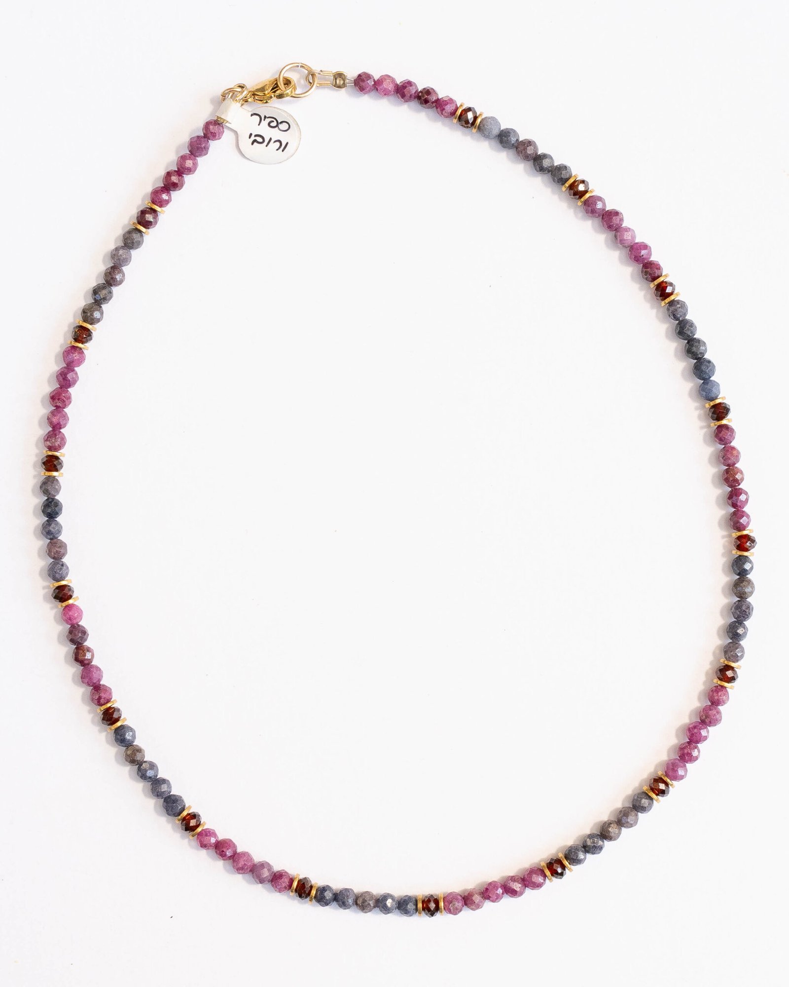 ⁦שרשרת רובי, ספיר וגרנט⁩ – תמונה ⁦2⁩