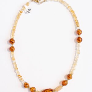 ⁦שרשרת סיטרין וחרוזי מורנו⁩ – תמונה ⁦2⁩