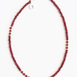 ⁦שרשרת אגת בצבע רובי⁩ – תמונה ⁦2⁩