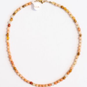 ⁦שרשרת אמזונייט כתום⁩ – תמונה ⁦2⁩