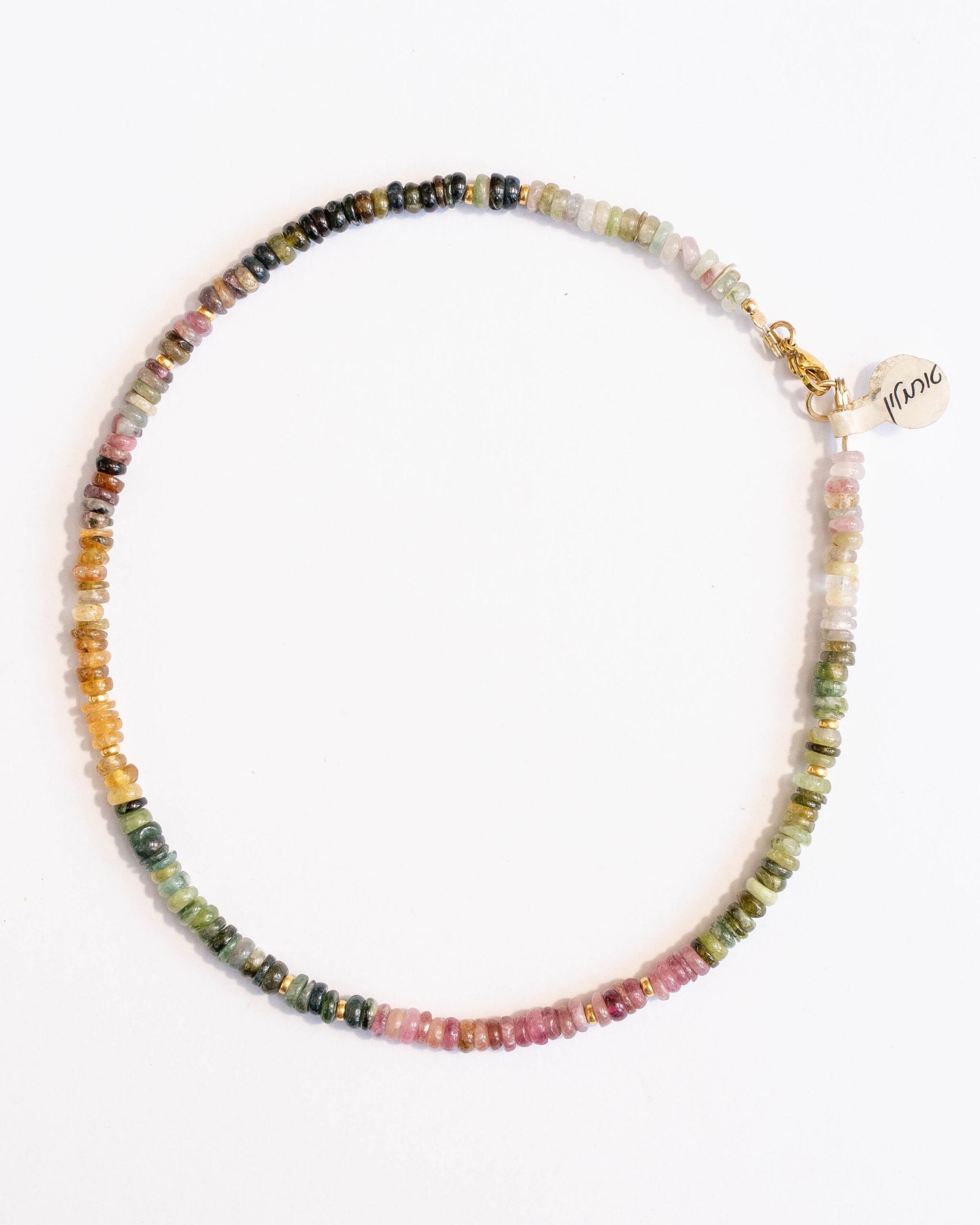 ⁦שרשרת טורמלין אבטיח⁩ – תמונה ⁦2⁩