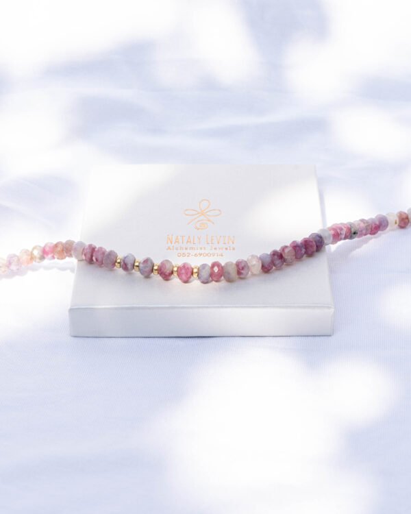 שרשרת טורמלין שזיף