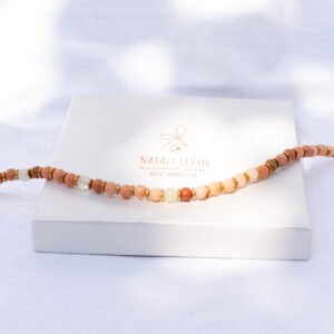 ⁦שרשרת אמזונייט כתום⁩ – תמונה ⁦3⁩