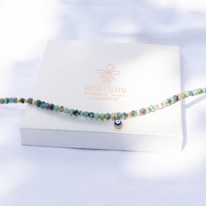 ⁦שרשרת טורקיז אפריקאי⁩ – תמונה ⁦3⁩