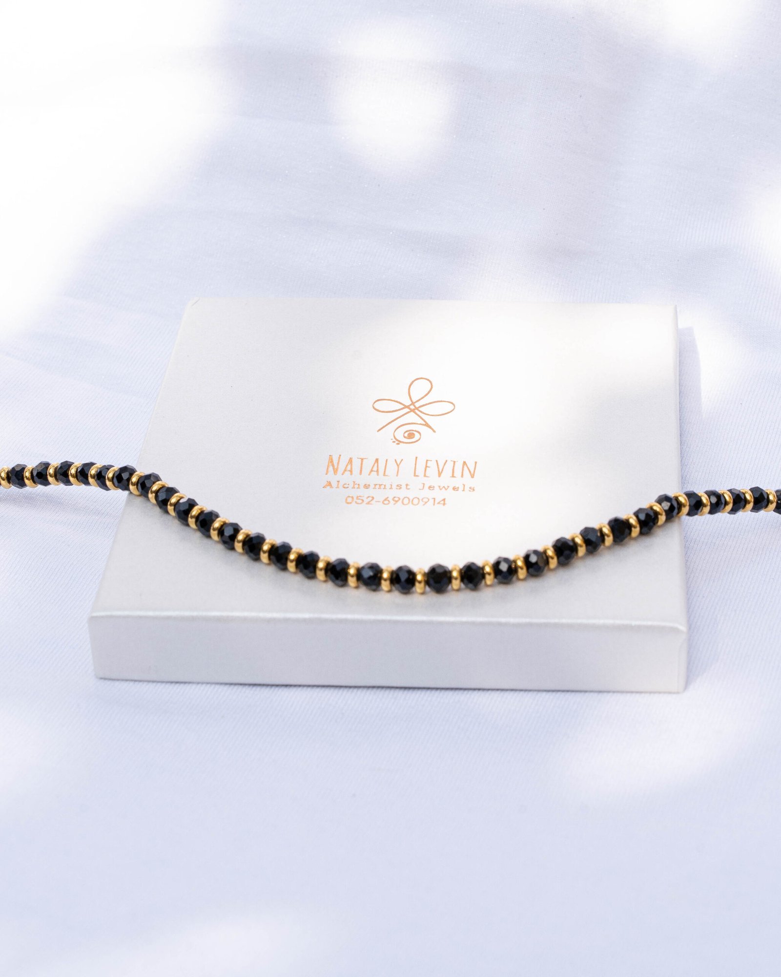 ⁦שרשרת טורמלין שחור⁩ – תמונה ⁦3⁩