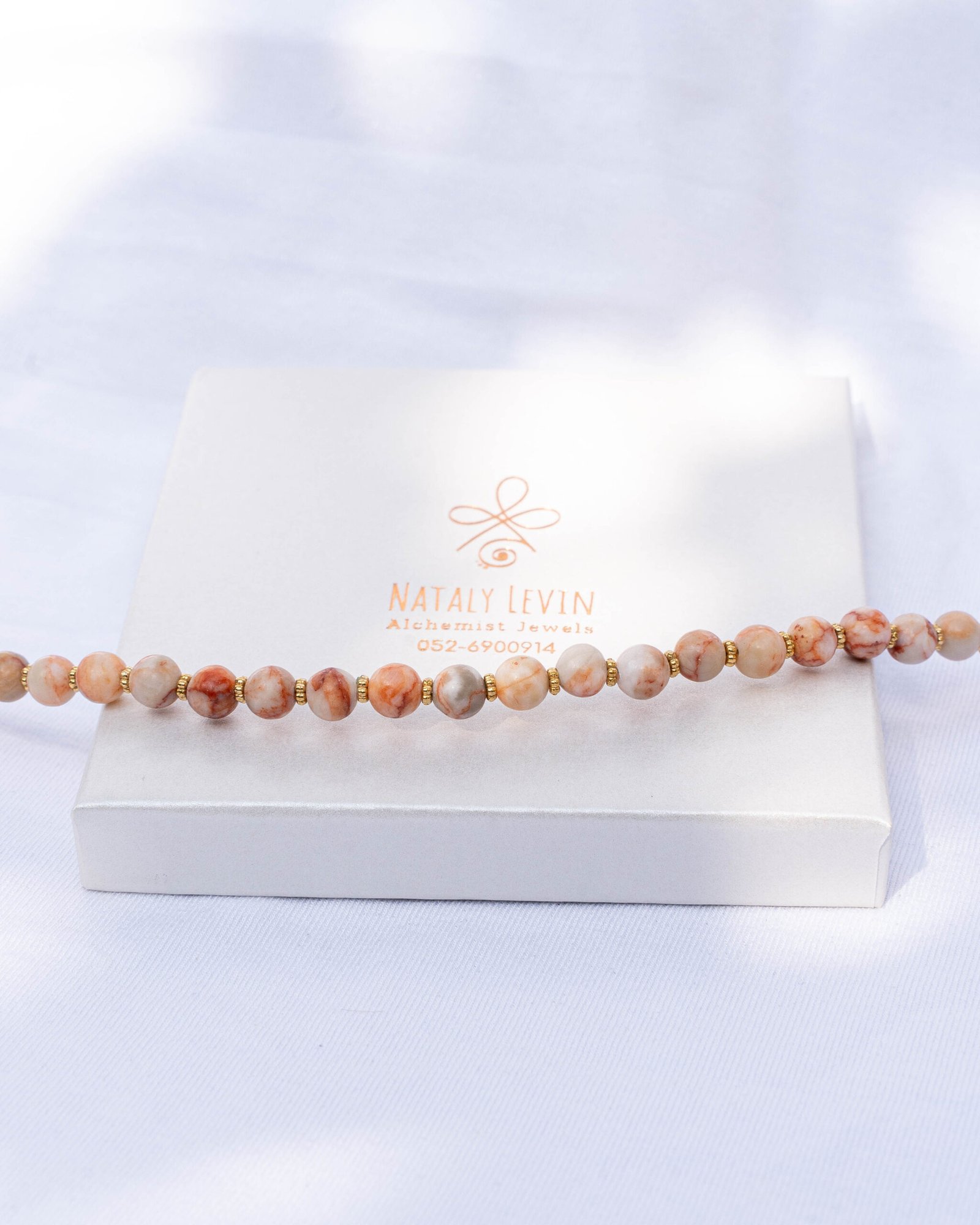 ⁦שרשרת קורל תפוזי⁩ – תמונה ⁦3⁩