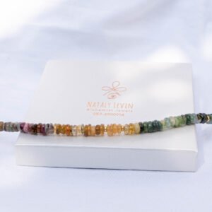 ⁦שרשרת טורמלין אבטיח⁩ – תמונה ⁦3⁩