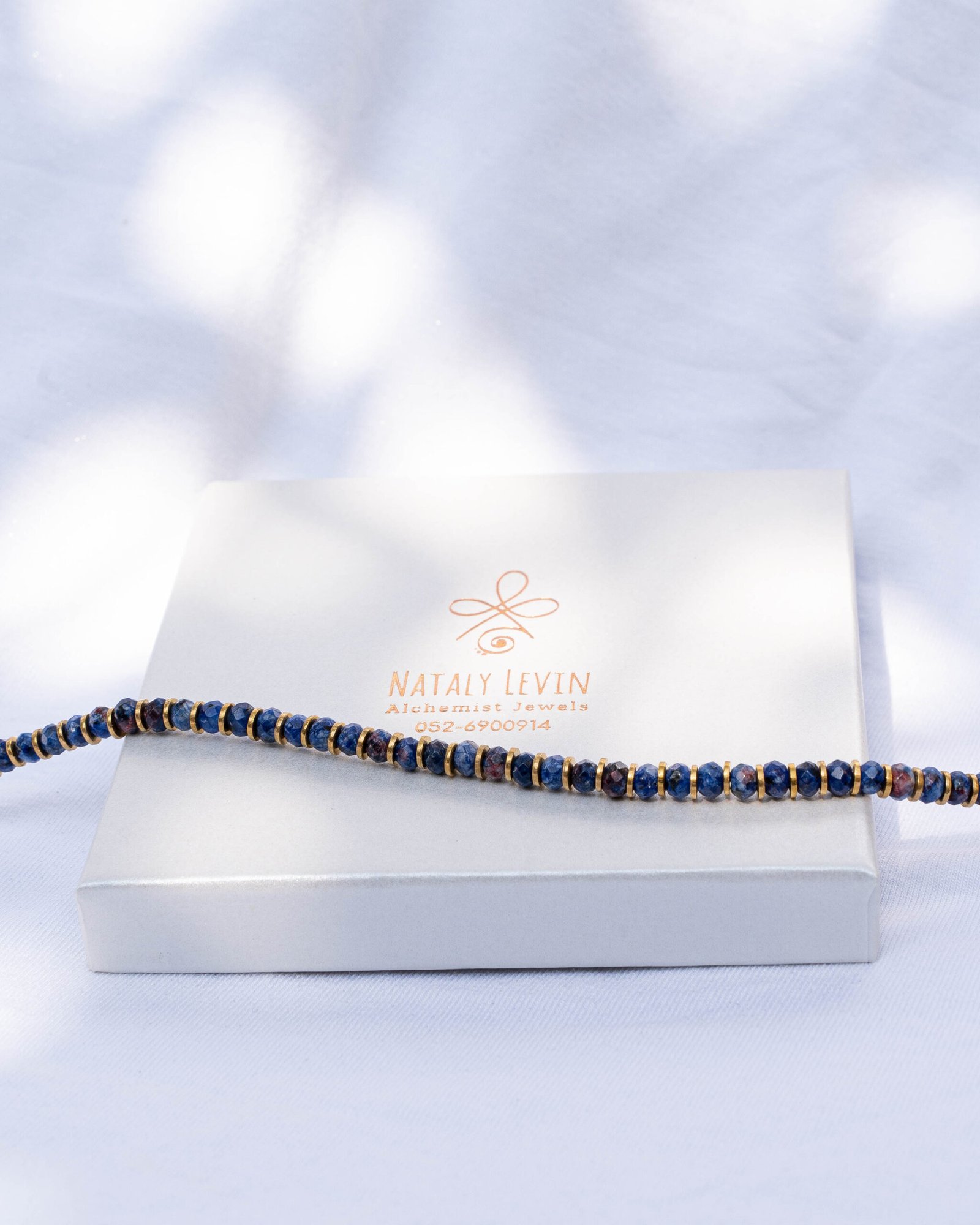 ⁦שרשרת לאפיס לאזולי⁩ – תמונה ⁦3⁩