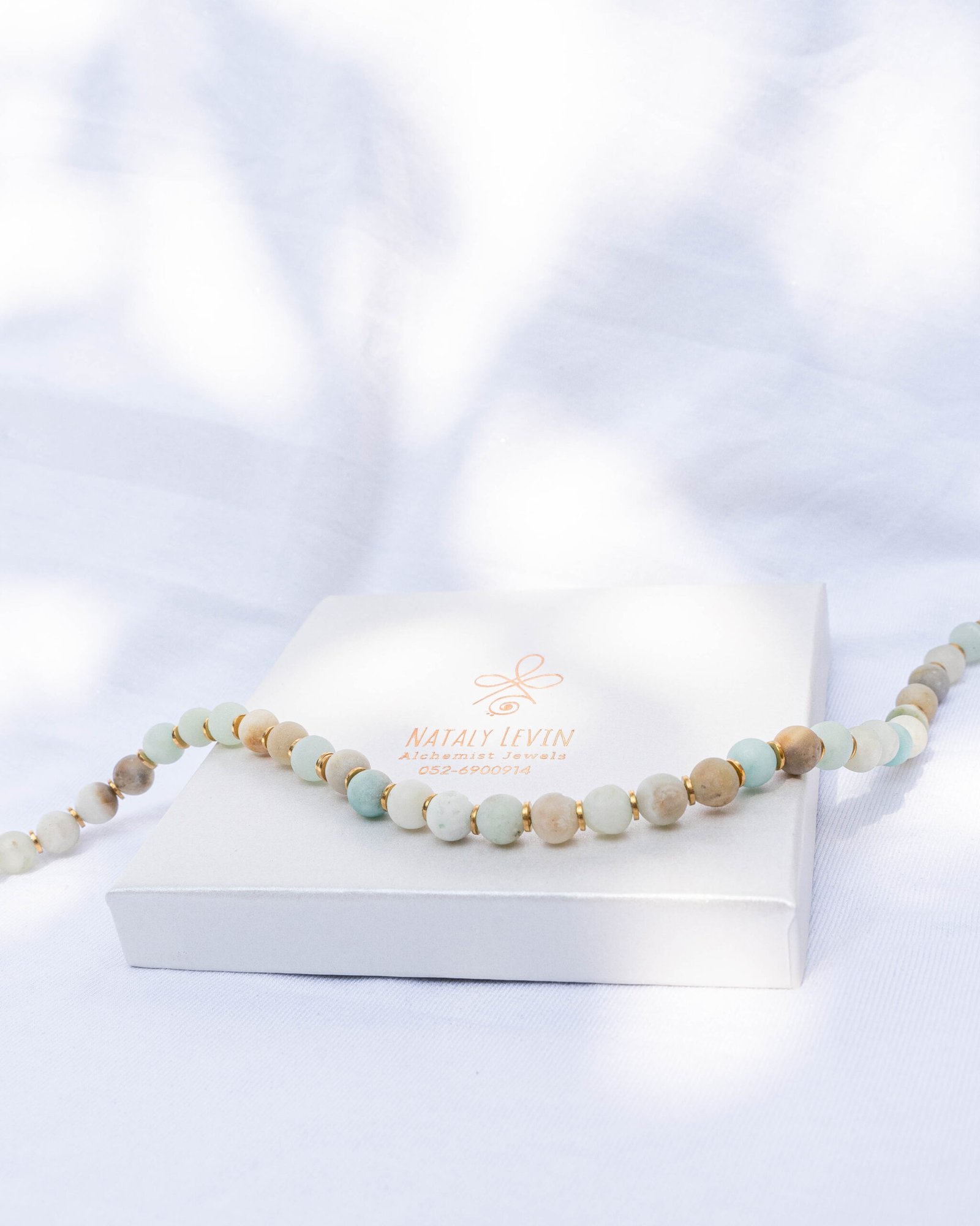 Amazonite stone necklace - Image 2