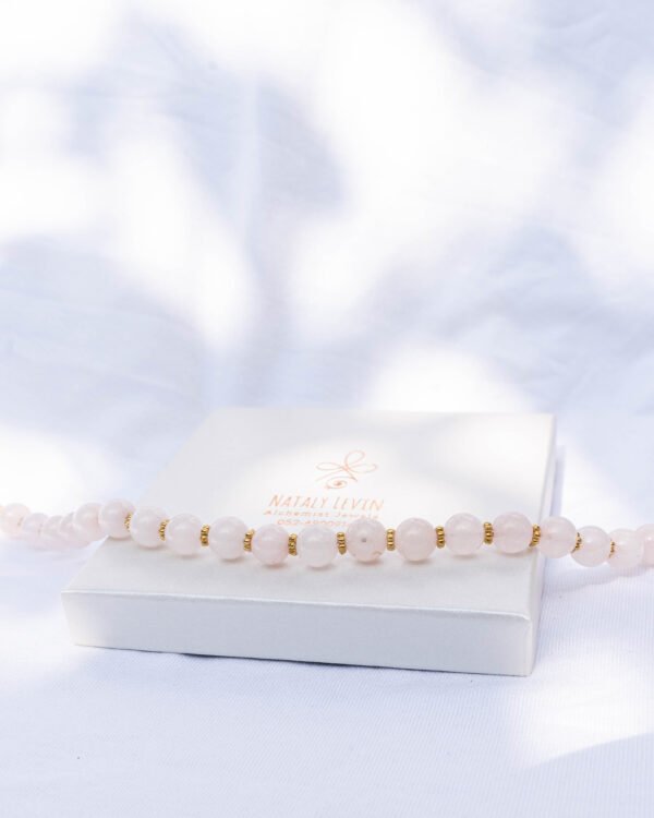 Rose quartz necklace