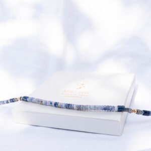 ⁦שרשרת אבני סודלייט, לאפיס לאזולי והמטייט⁩ – תמונה ⁦2⁩