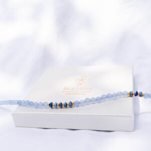 Aquamarine and Lapis Lazuli Necklace - Image 2