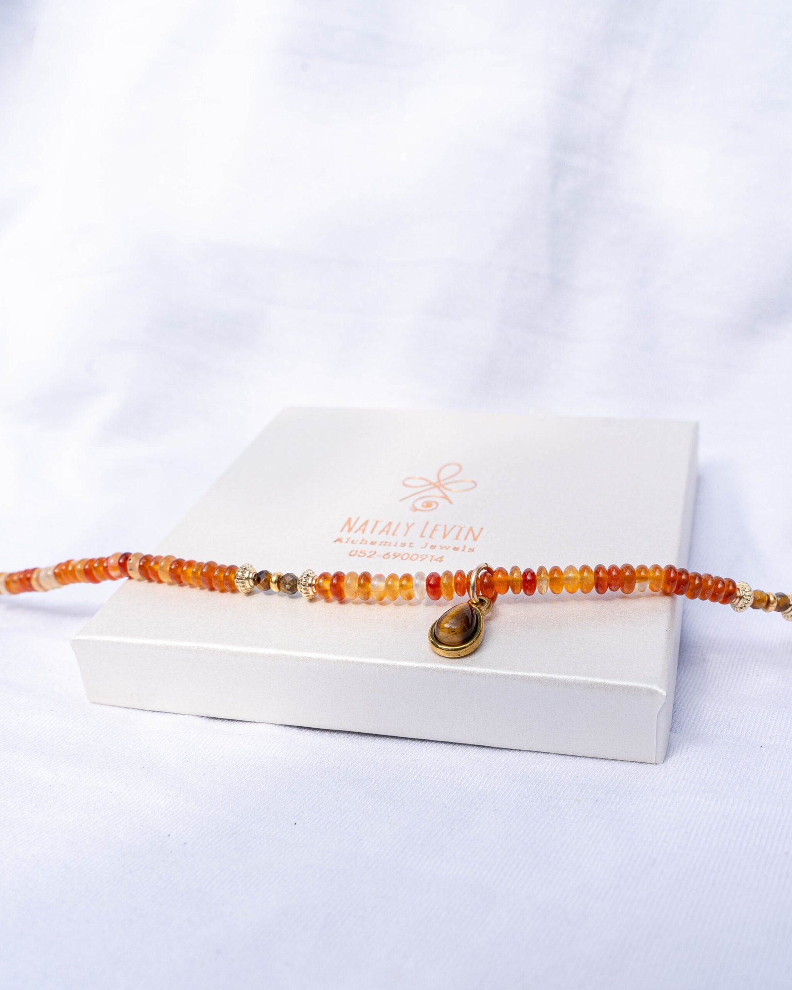 ⁦שרשרת קרנליאן, עין הנמר⁩ – תמונה ⁦3⁩