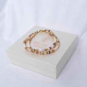 Shell and pearl bracelet - Image 1