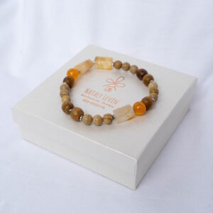 Jasper, Citrine and Hematite Bracelet - Image 1
