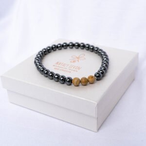 Hematite bracelet and Jasper - Image 1
