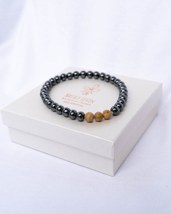 Hematite bracelet and Jasper