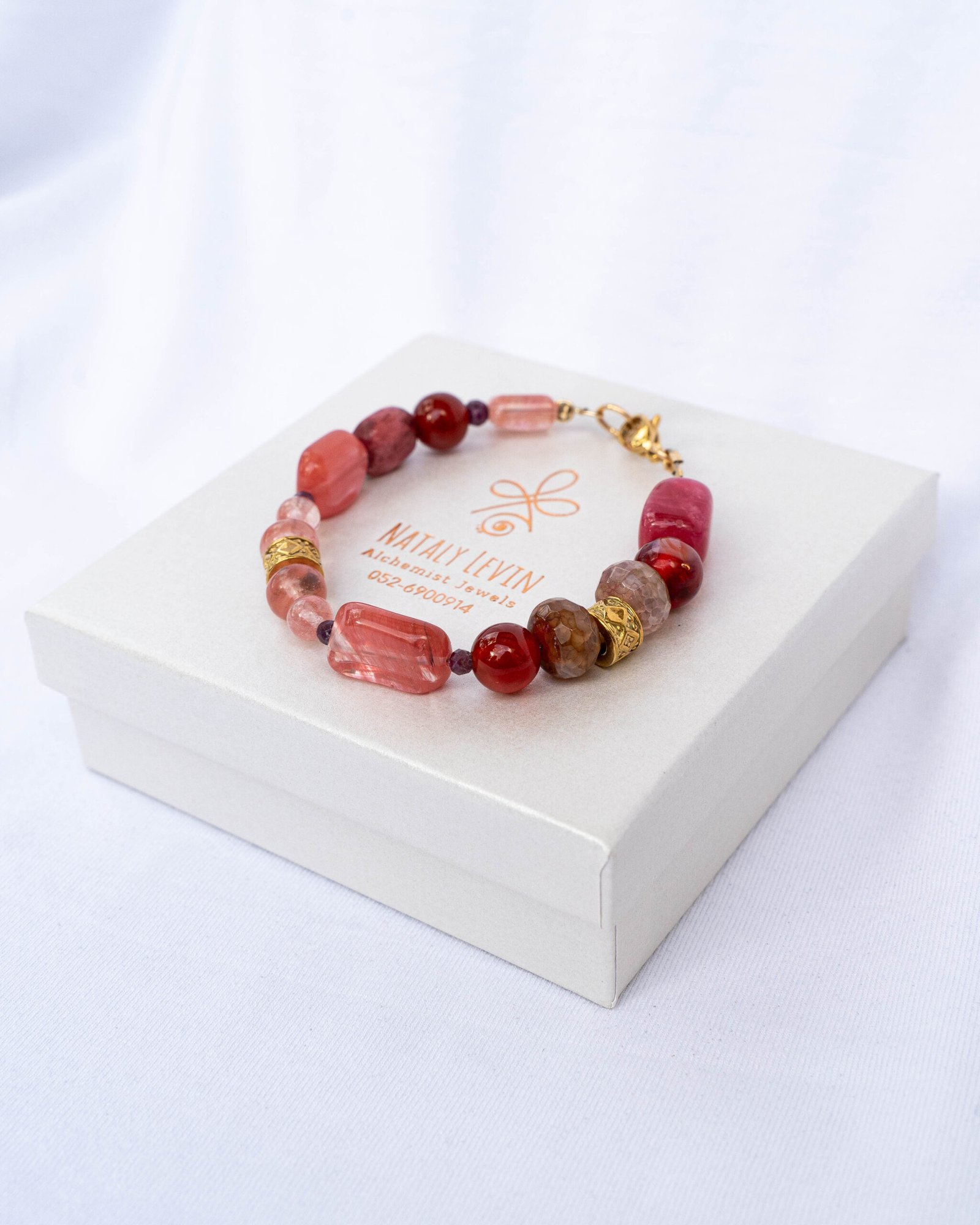 Rose quartz bracelet - Image 1