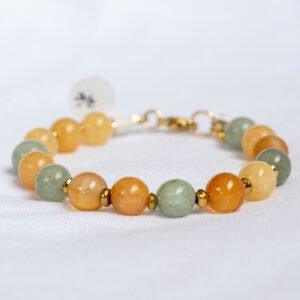 Agate bracelet, green aventurine - Image 1