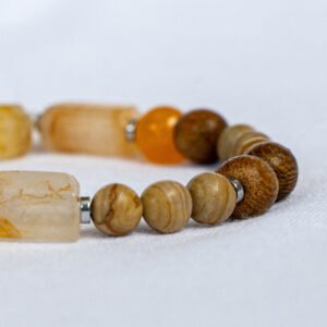 Jasper, Citrine and Hematite Bracelet - Image 2