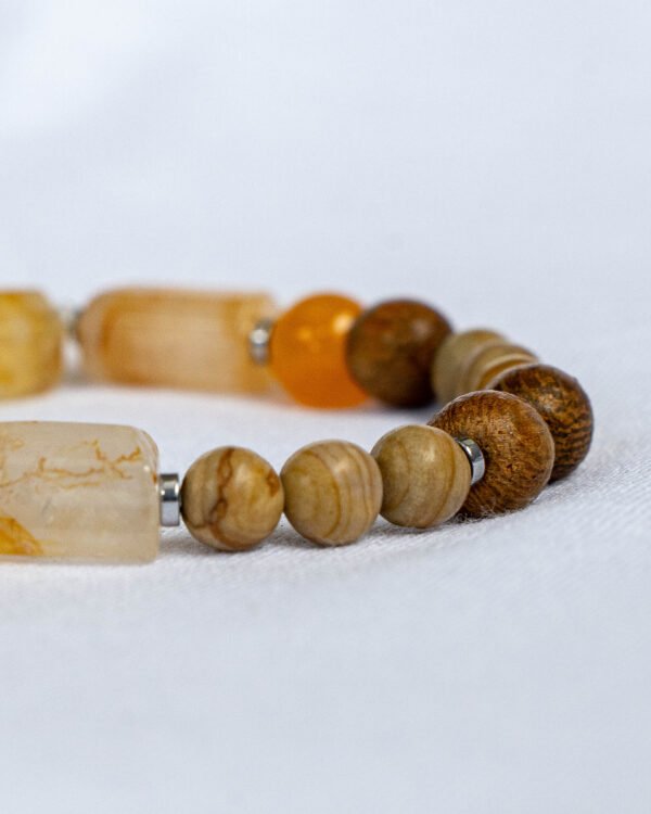 Jasper, Citrine and Hematite Bracelet