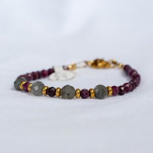 Ruby and Labradorite Bracelet - Image 2