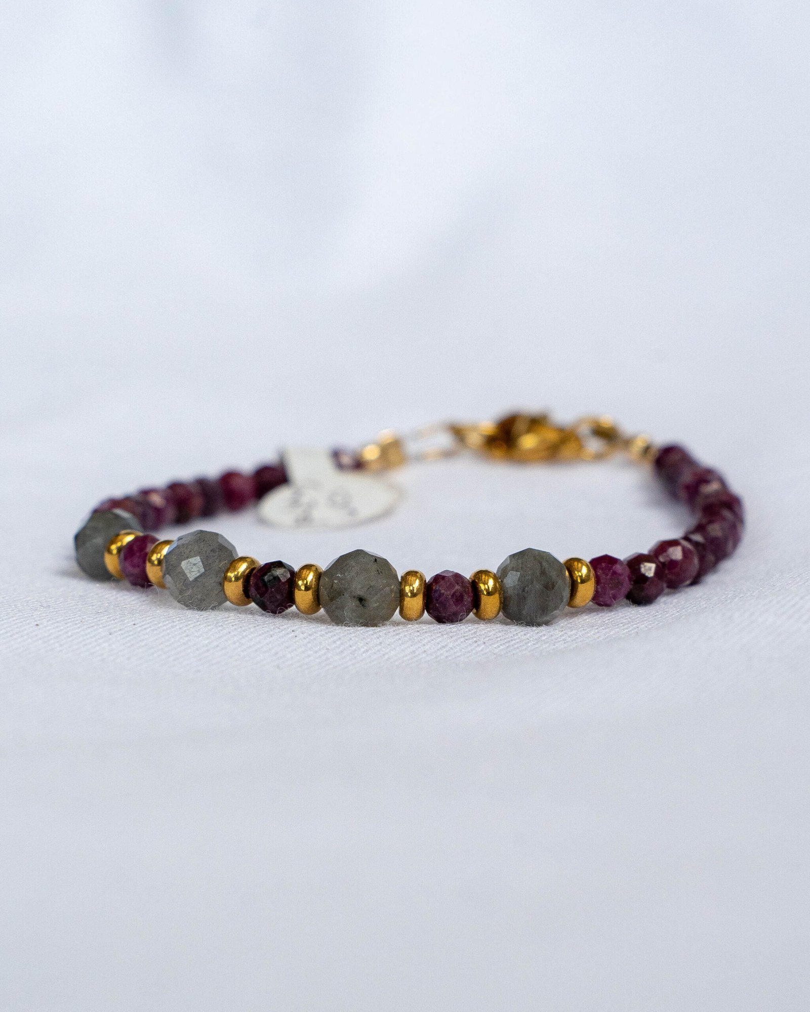 Ruby and Labradorite Bracelet - Image 2