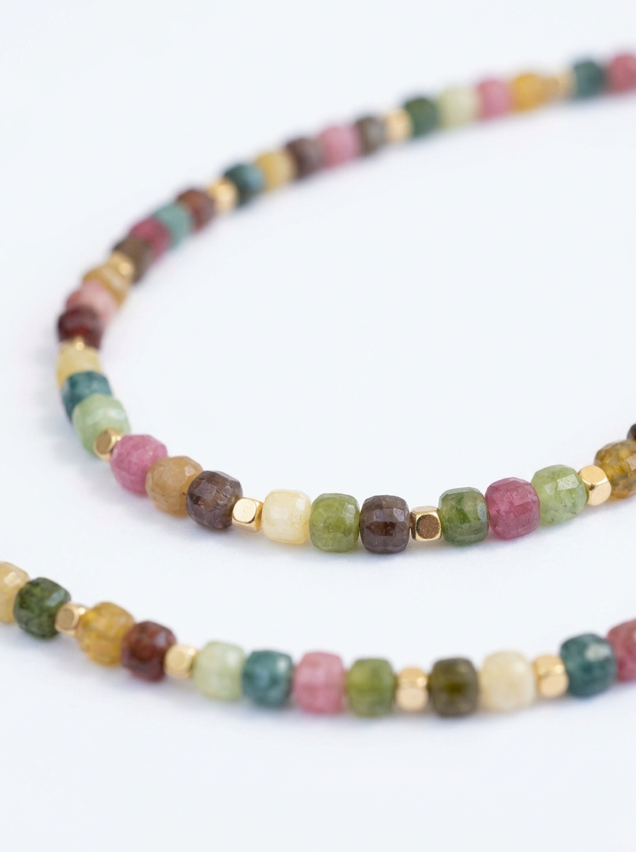 ⁦שרשרת אגת במיני צבעים⁩ – תמונה ⁦1⁩