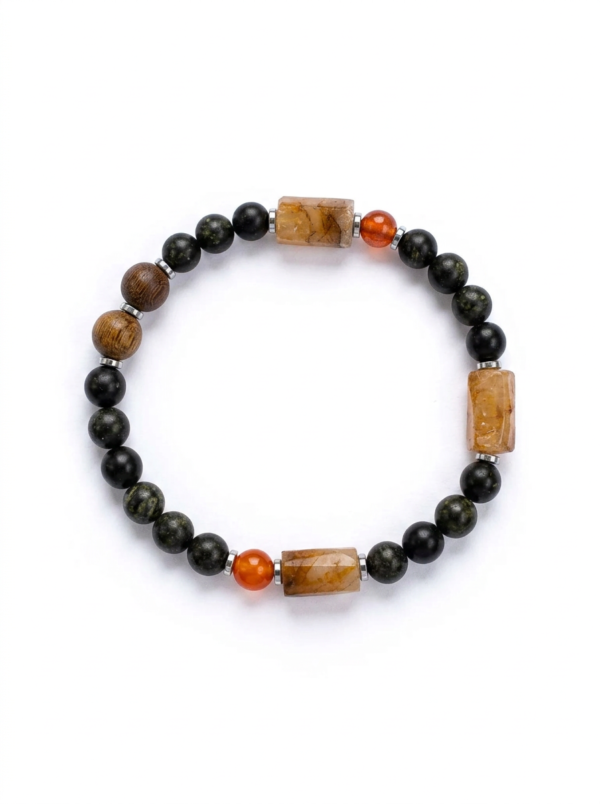 צמיד אובסידיאן, סיטרין, קרנליאן, המטייט