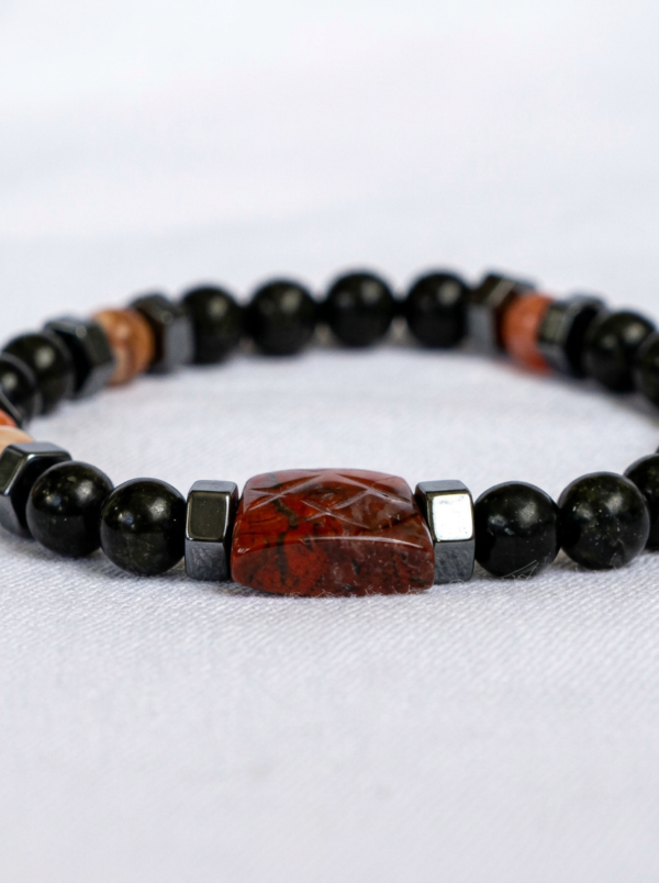 צמיד אובסידיאן, קורל תפוזי, ג׳ספר