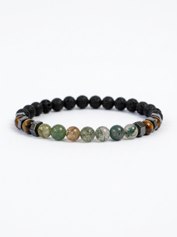 צמיד אבני לבה, המטייט, אגת הודית