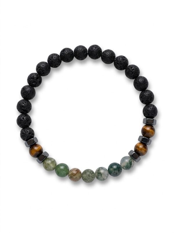 צמיד אבני לבה, המטייט, אגת הודית