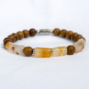 ⁦צמיד סיטרין ועץ⁩ – תמונה ⁦2⁩