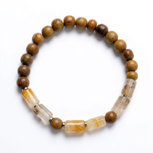 ⁦צמיד סיטרין ועץ⁩ – תמונה ⁦1⁩